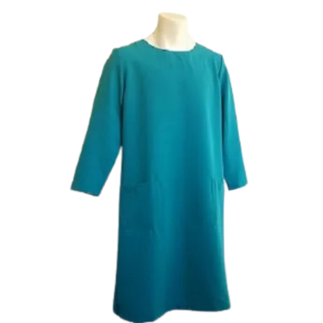 chinese dress ladies A-line Midi Dress - Strapless Solid Dress